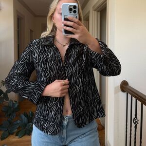 Chico’s blazer jacket 3/4 length sleeves